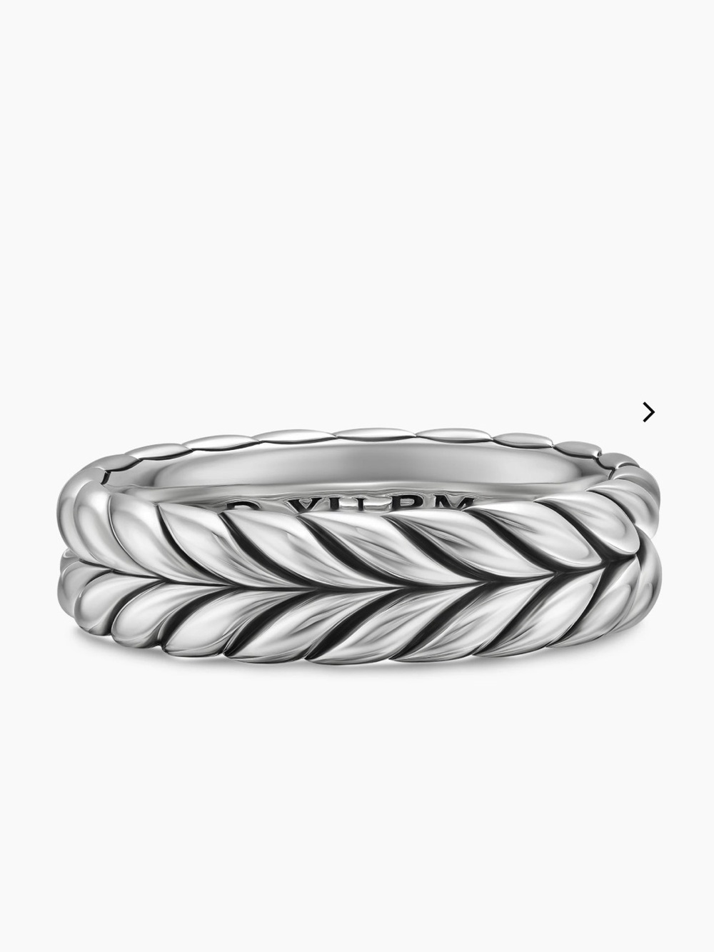 David yurman chevron band ring